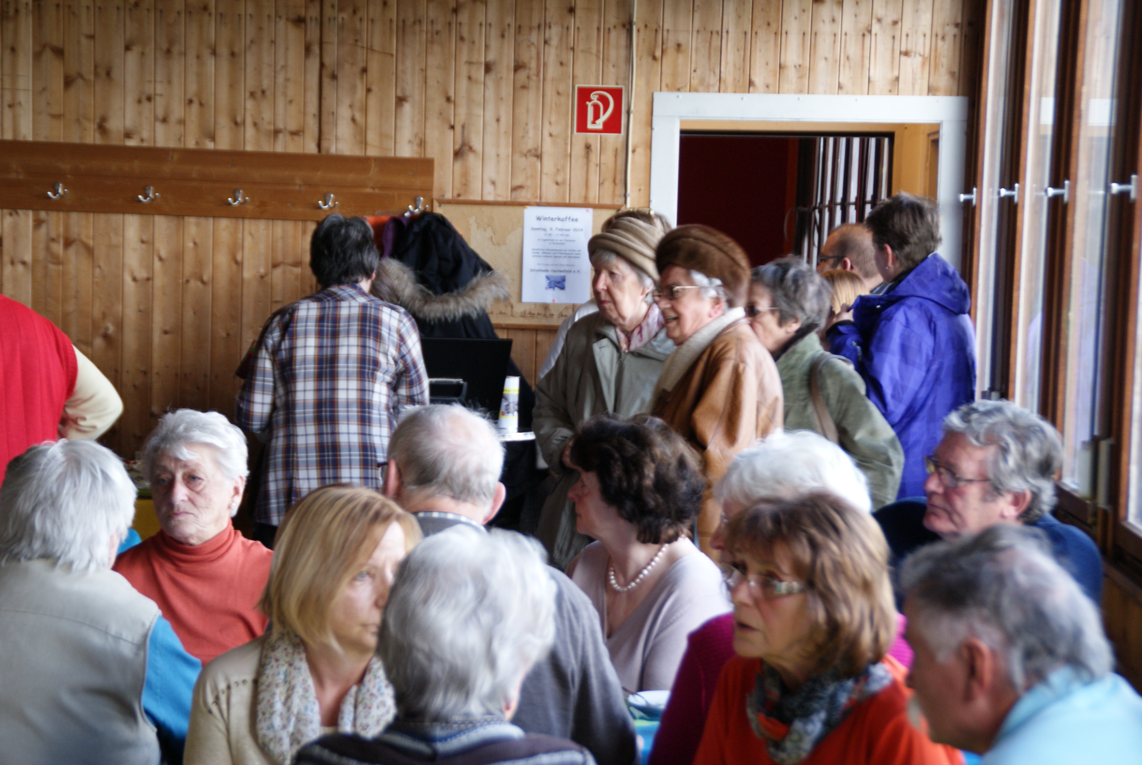 Langsam wird's voll. Aber es findet sicher jeder Platz